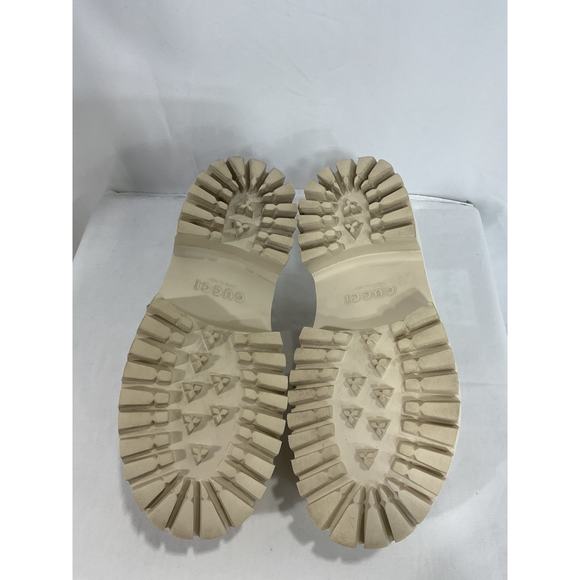 Gucci 'Gg' White Rubber Sandals Size 8 - Picture 5 of 5